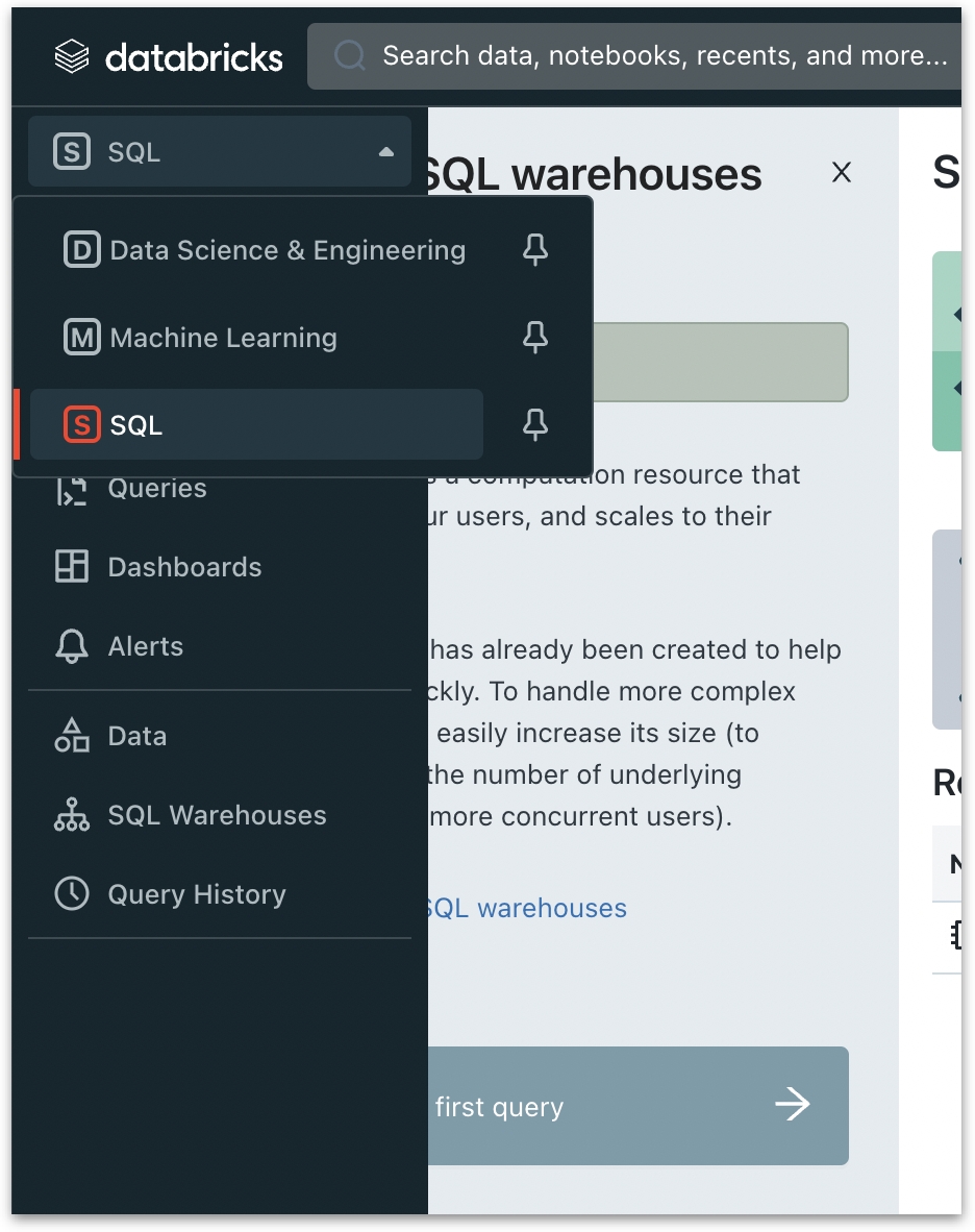 Connecting to Databricks | Tellius