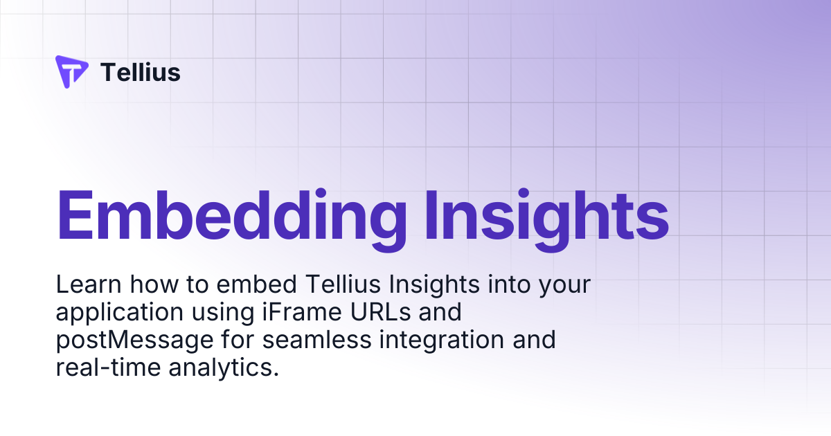Embedding Insights | Tellius